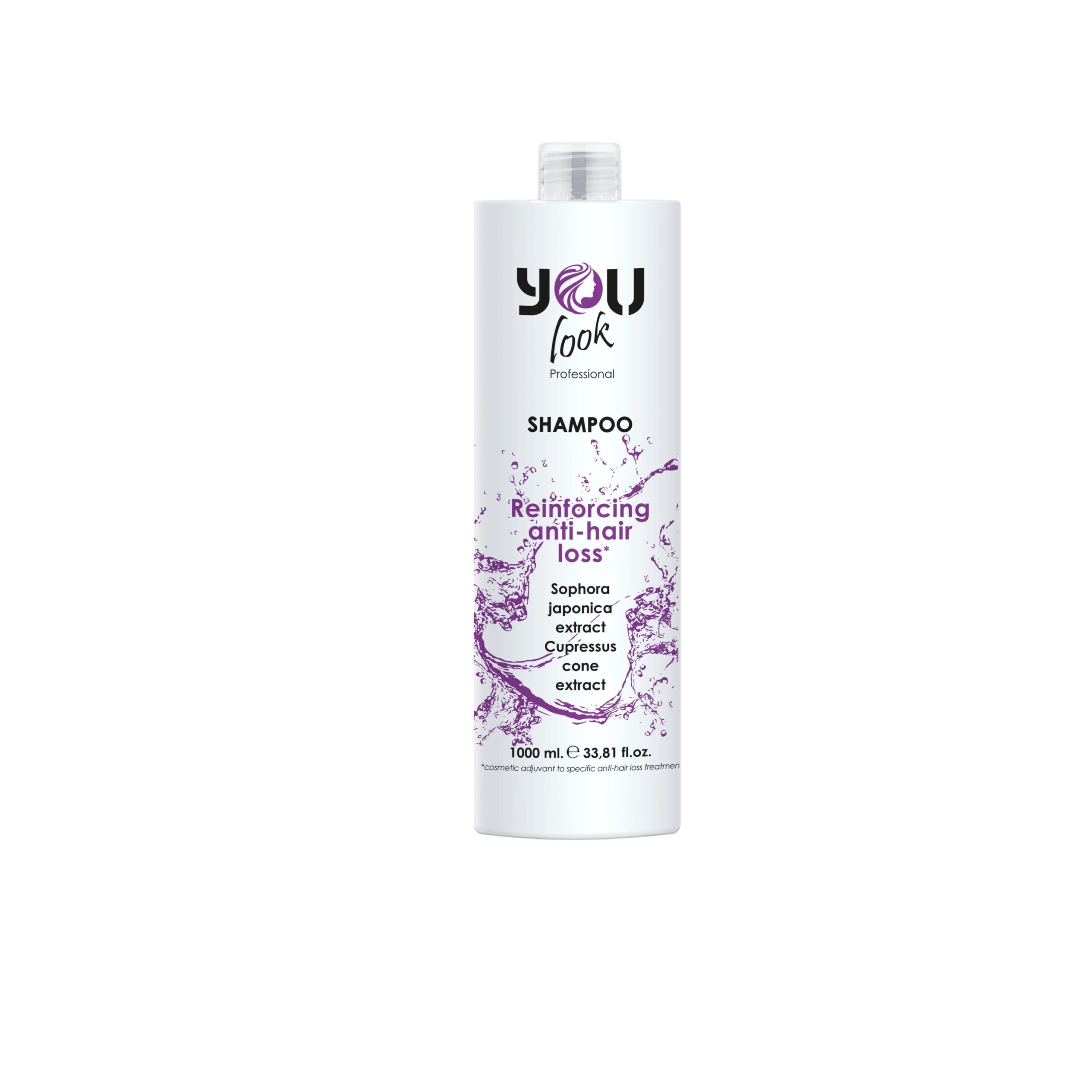 A8592V02_YOUlook_Anti-hair loss_shampoo_1L_3D_front-1 REINFORCING ШАМПУНЬ ПРОТИ ВИПАДІННЯ* ВОЛОССЯ - Зображення 1