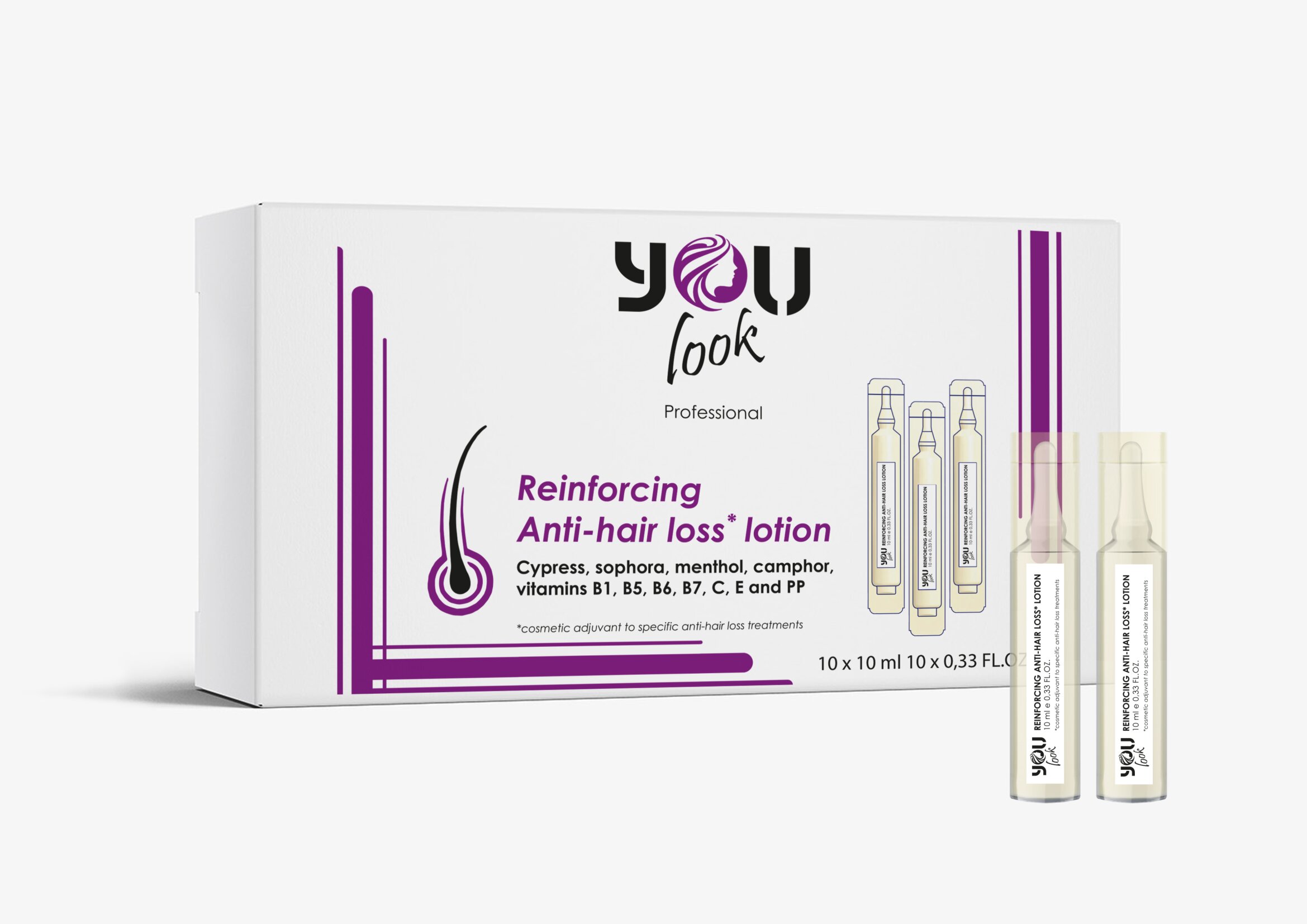 A8594V02_YOUlook_Anti-hair loss lotion_3D-1 REINFORCING ЛОСЬЙОН ПРОТИ ВИПАДІННЯ* ВОЛОССЯ - Зображення 1